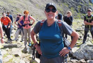 Image: Mandy on St Mungo's Hiking Challenge