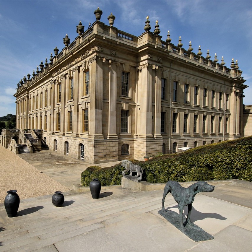 Chatsworth House on the Peak District Ultra Challenge