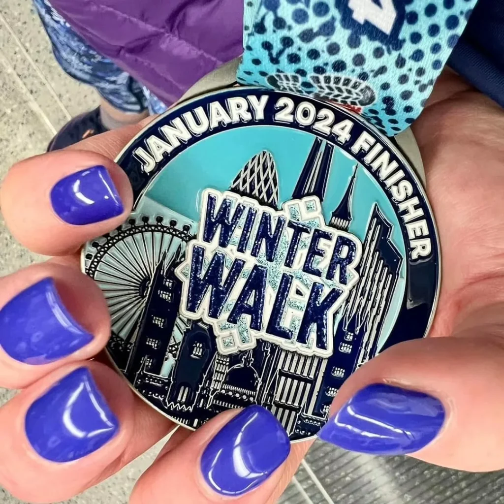 London Winter Walk medal