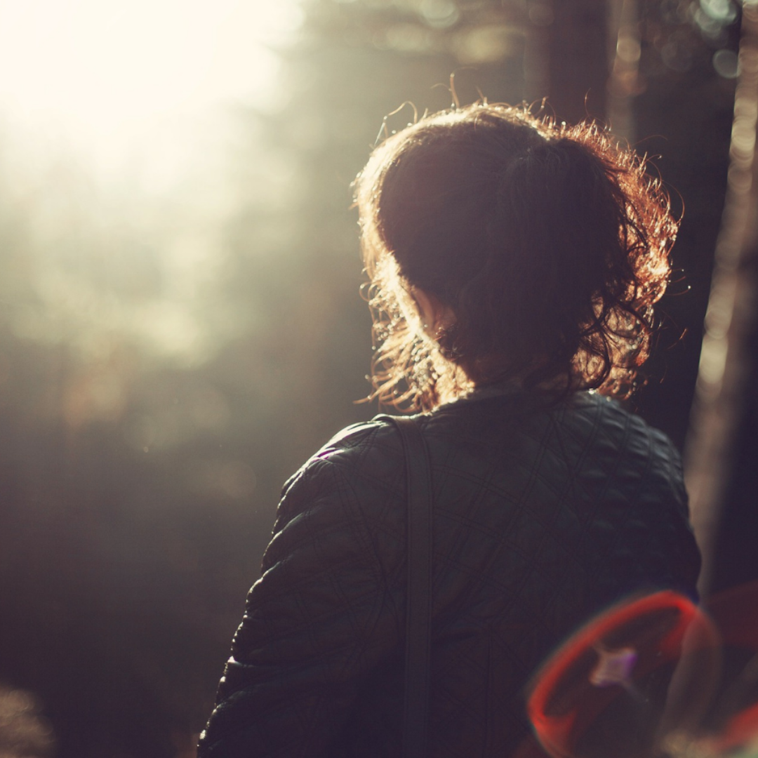 Person looking in to the distance